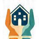 手と家が描かれたコミュニティのアイコン